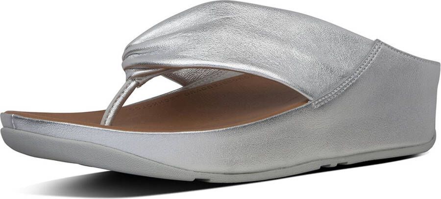 FitFlop ™ Twiss Leather Silver