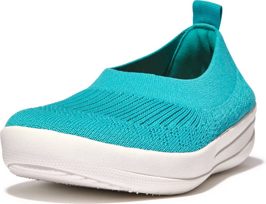 FitFlop Uberknit Slip-On Ballerina BLAUW