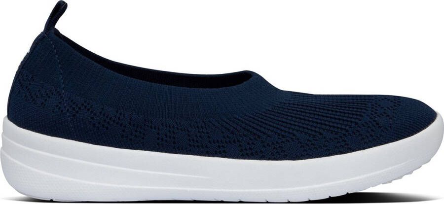 FitFlop Uberknit Slip-On Ballerina ZWART