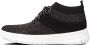 FitFlop Uberknit Slip-On High Top Sneaker laag gekleed Dames Zwart;Zwarte J30-501 -Black Bronze Metall - Thumbnail 1