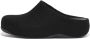 FitFlop ™ Vrouwen Harde zool Pantoffels dichte Sloffen Shuz Vilt Zwart - Thumbnail 3