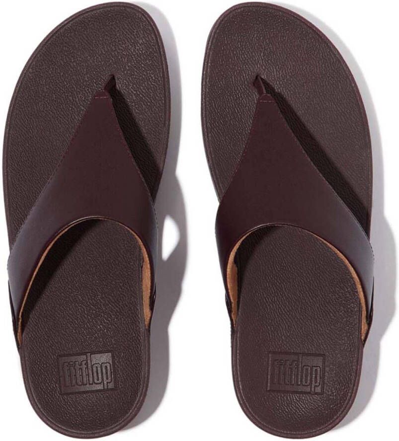 FitFlop Women Lulu Leather Toepost Plumberry