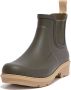 FitFlop Wonderwelly Contrast-Sole Chelsea Boots GROEN - Thumbnail 1