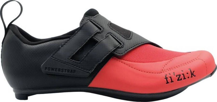 Fizik Transiro Powerstrap R4 Triathlon Schoenen zwart rood Schoen