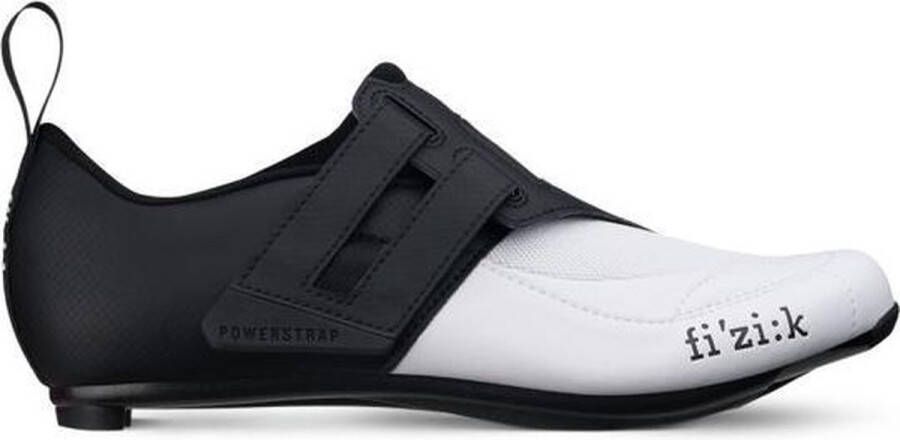 Fizik Transiro Powerstrap R4 Triathlon Schoenen zwart wit Schoen