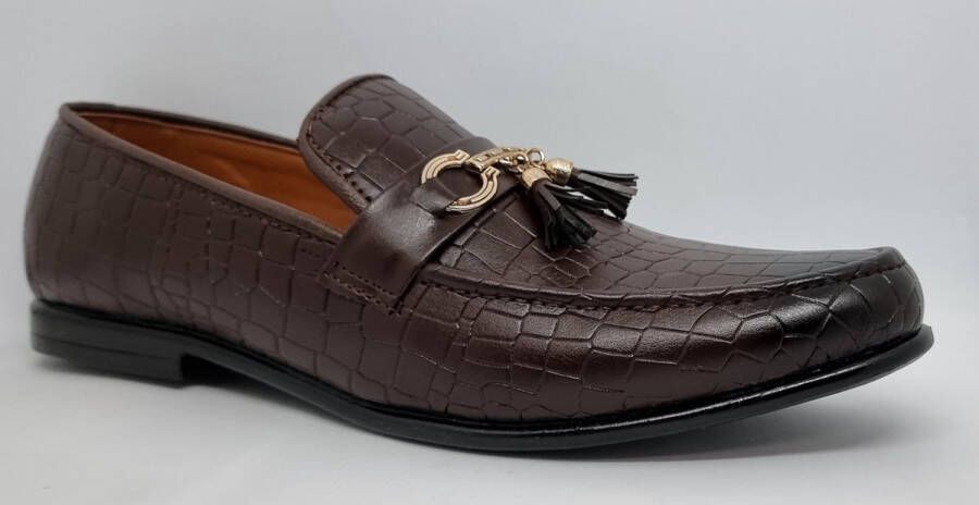 Hitman Schoenen STARLITE Heren Schoenen Heren Loafers Heren Instappers Rood