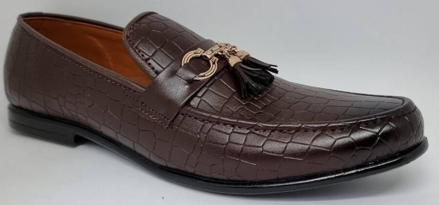 Hitman Schoenen STARLITE Heren Schoenen Heren Loafers Heren Instappers Rood