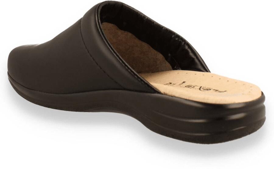 FLEX'IS Flexi's Heren Pantoffel Zwart
