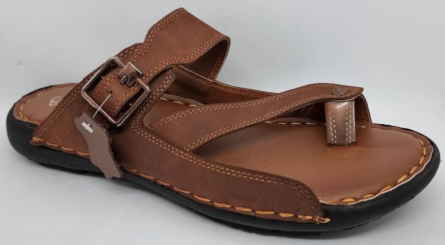 Hitman Schoenen FLICK Heren Slippers Heren Teenslippers Echt Leer Katha