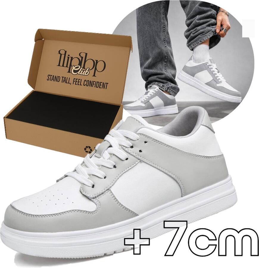 Flipflop Club Verhogende Schoenen Heren + Elevator Sneakers Mannen Lengte Verhogende Sneakers Onzichtbare Verhoging Casual Heren Schoenen
