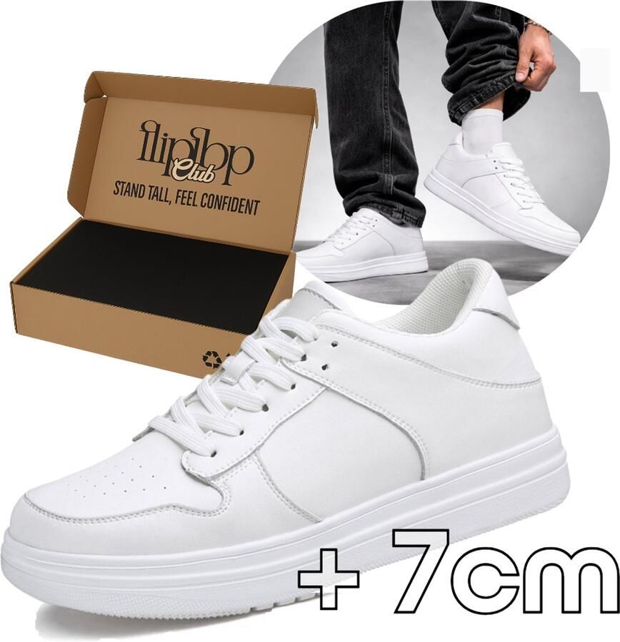 Flipflop Club Verhogende Schoenen Heren + Elevator Sneakers Mannen Lengte Verhogende Sneakers Onzichtbare Verhoging Casual Heren Schoenen