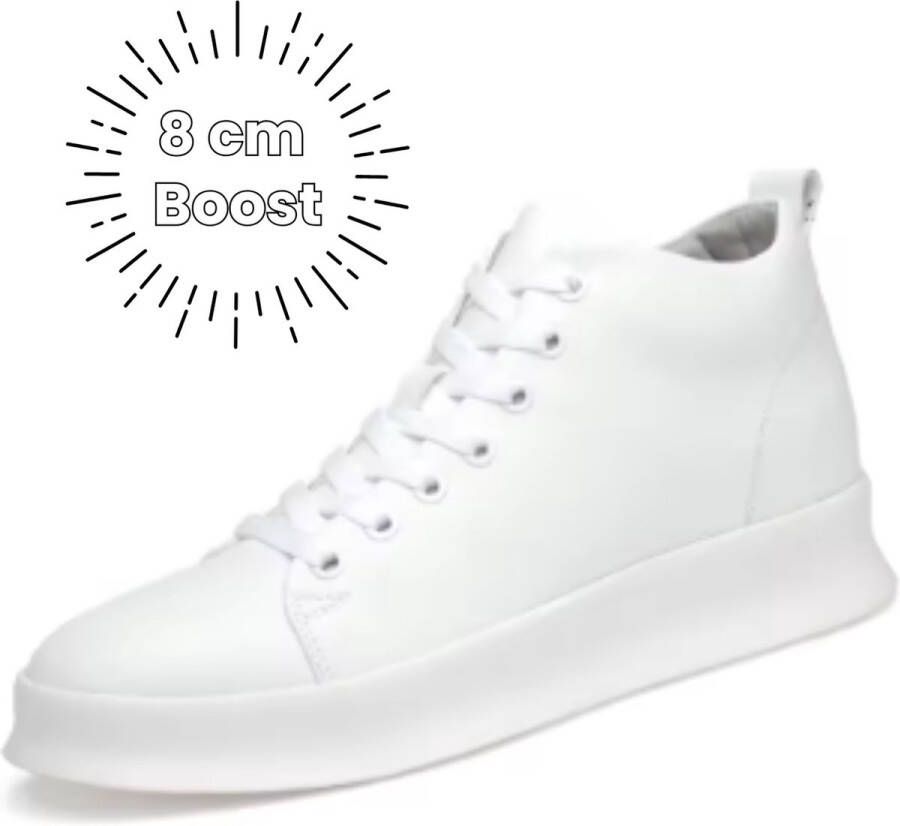 Flipflop Club HeightBeast Verhogende Casual Schoenen onopvallend langer Liftschoenen Langer worden Hoge sneakers Verhoogde zolen Wit