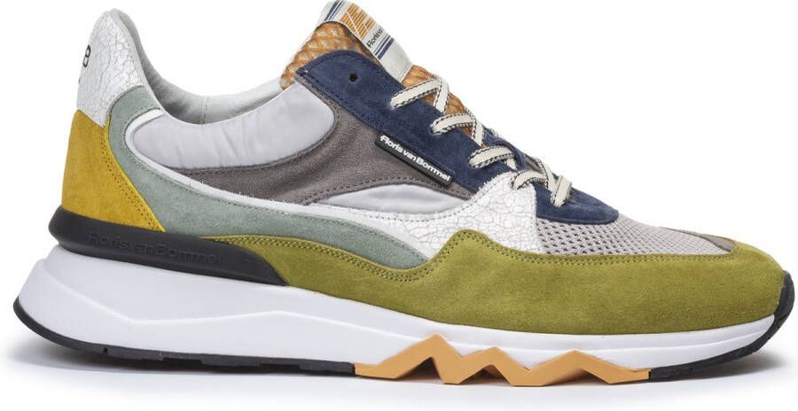 Floris van Bommel DE ZAGER 07.04 Lage sneakersHeren sneakersVrije tijdsschoenen Groen - Foto 3
