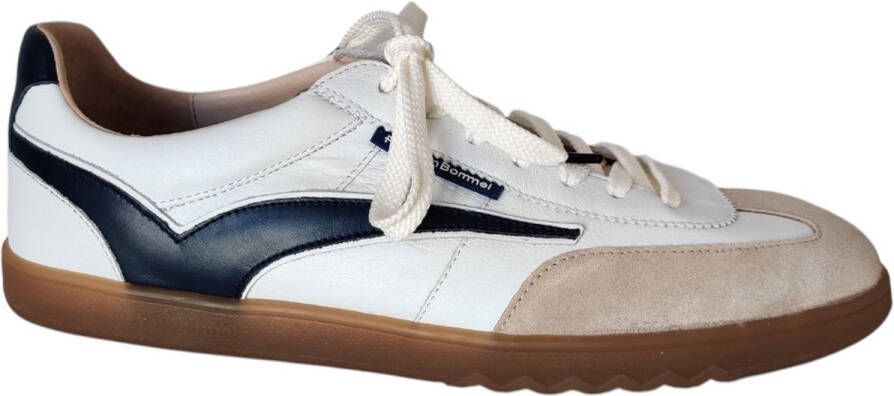 FLORIS VAN BOMMEL Lage Sneakers Heren Sfm-10224 De Zaler Maat: 42⅔ Materiaal: Leer Kleur: Wit