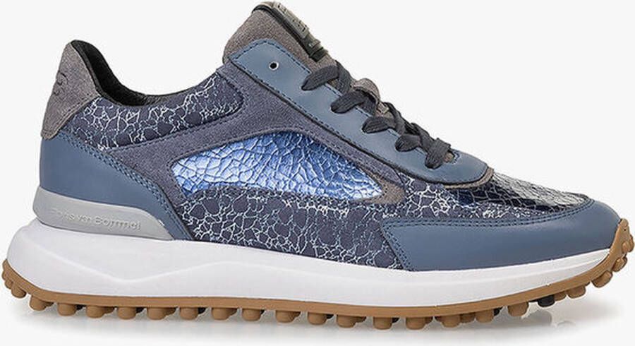 Floris van bommel 10099 Noppie 40-01 Blue G-Wijdte Sneakers - Foto 3