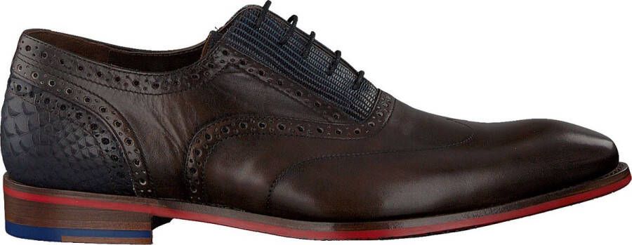 Floris van Bommel 19062 Nette schoenen Business Schoenen Heren Bruin