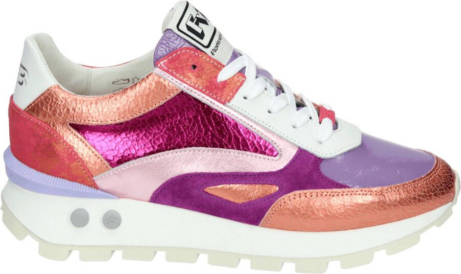 Floris van Bommel BLOKKI 02.05 Volwassenen Lage sneakersDames sneakers Roze - Foto 3