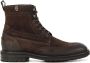 Floris van Floris van Bommel van Floris van Bommel Veterboots Heren Boots Laarzen Herenschoenen Suède SFM-80042 Bruin - Thumbnail 1