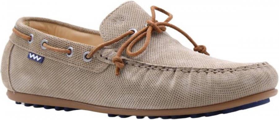 Floris van Bommel Bootschoen Beige