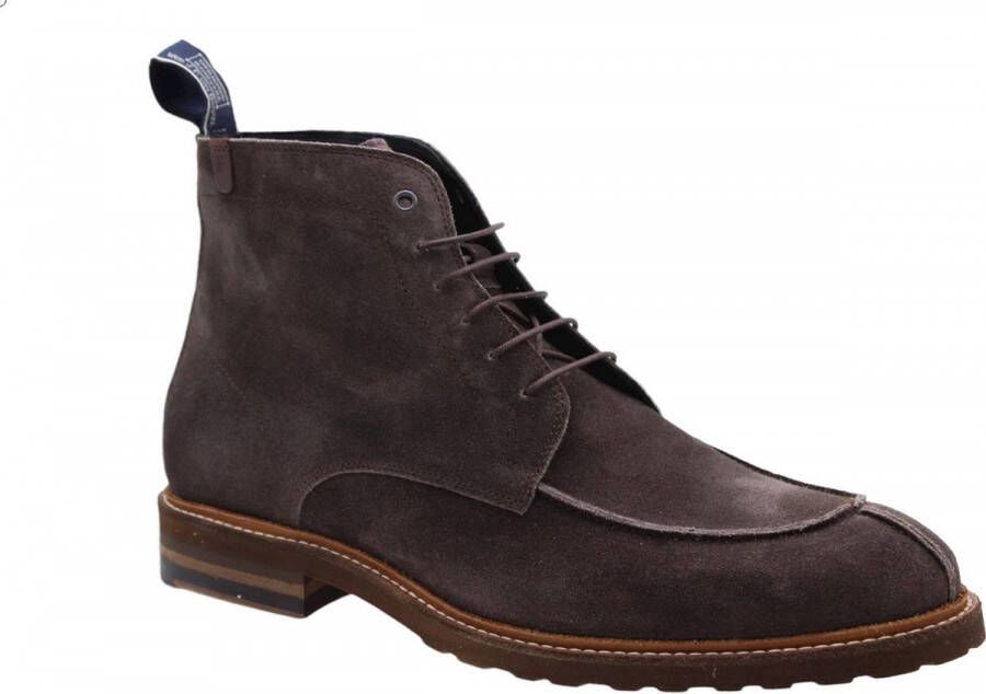 Floris van Floris van Bommel van Floris van Bommel Veterboots Heren Boots Laarzen Herenschoenen Suède SFM-50085 Cognac - Foto 15
