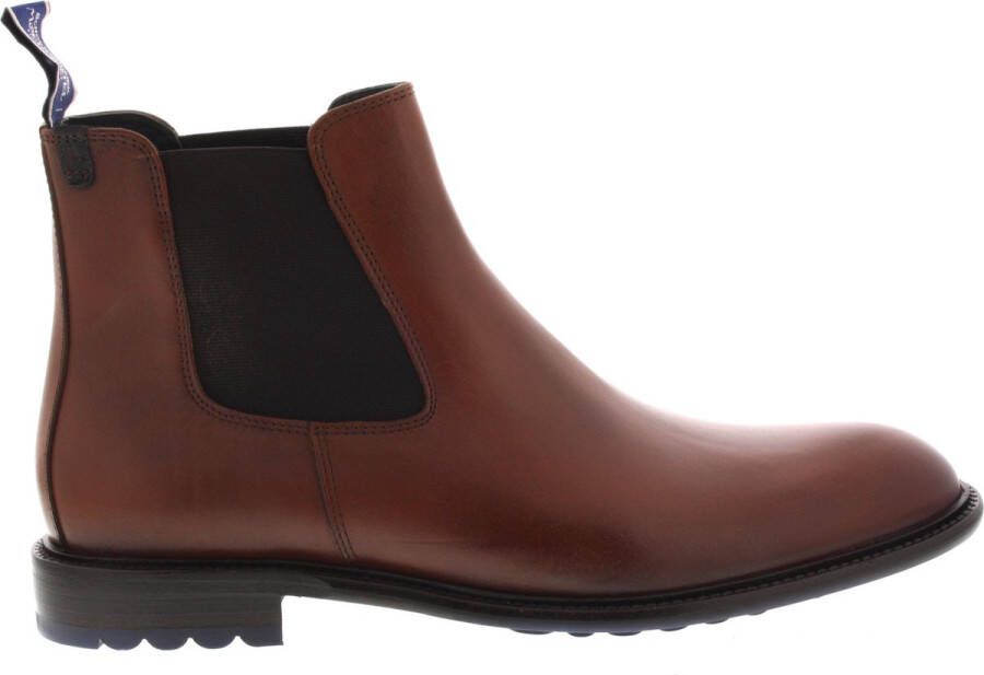Floris van Bommel Heren Enkelboot 10902 35 Cognac