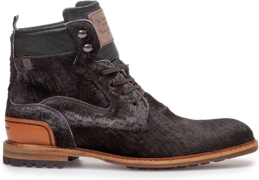 Floris van Bommel CREPI 05.18 Vrije tijd half-hoogHeren veterschoenHeren sneakers Bruin