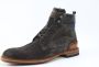 Floris van Floris van Bommel van Floris van Bommel Veterboots Heren Boots Laarzen Herenschoenen Suède SFM-50085 Cognac - Thumbnail 2
