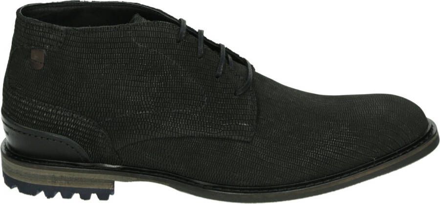 Floris van Bommel CREPI~11.28~~~~~~~~~~~~~~~~~~~ Vrije tijd half-hoogHeren veterschoenHeren sneakers Zwart - Foto 2