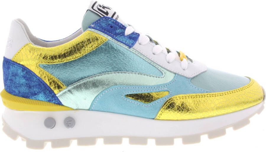 Floris van Bommel BLOKKI 02.06 Volwassenen Lage sneakersDames sneakers Blauw - Foto 2