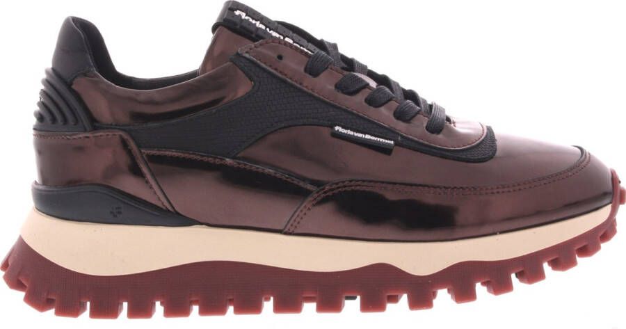 Floris van Bommel GROMMI 01.05 Lage sneakers Dames sneakersPopulaire damesschoenen Bruin