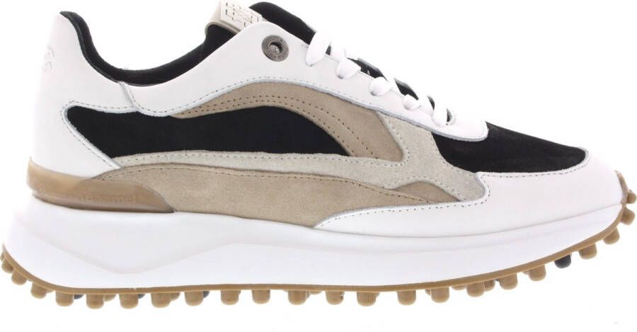 Floris van Bommel Dames Sneakers Noppi 17.02 White Wit