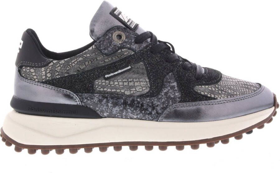 FLORIS VAN BOMMEL Lage Sneakers Dames Noppi 34.00 Maat: 37 5 Materiaal: Leer Kleur: Zilver - Foto 2