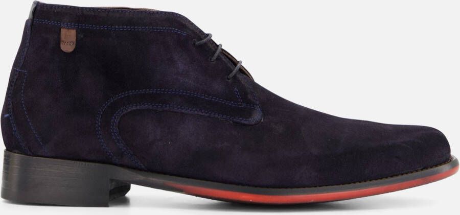 Floris van Bommel De Draver 01.00 Veterboots blauw