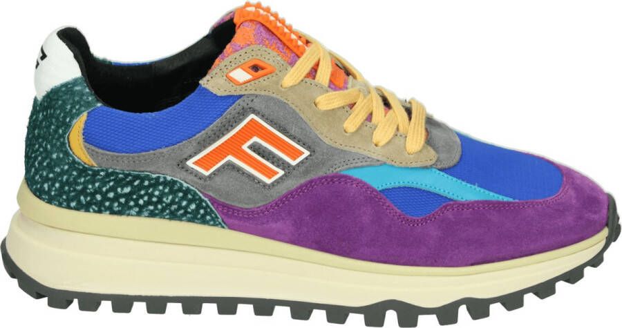 FLORIS VAN BOMMEL Lage Sneakers Heren Sfm-10268 De Gripper Maat: 42⅔ Materiaal: Suède Kleur: Blauw