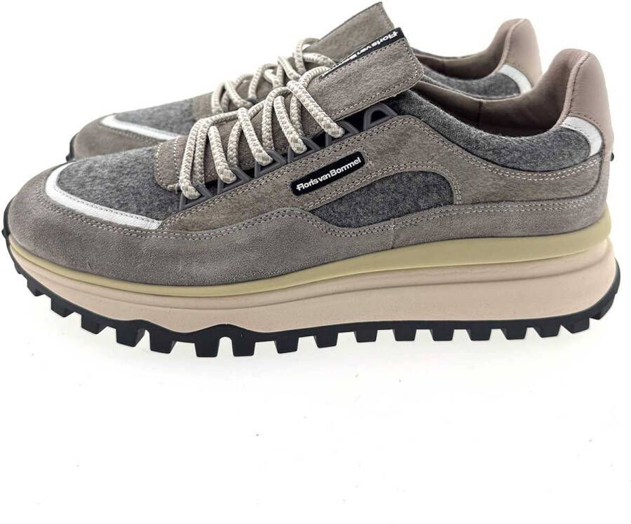 Floris van Bommel De Gripper sneaker beige combi 40