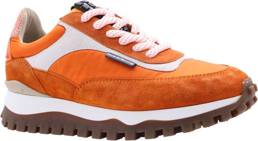 Floris van Bommel Sfw-10111 Lage sneakers Leren Sneaker Dames Oranje - Foto 9