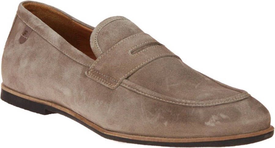Floris van Floris van Bommel van Floris van Bommel Instappers Heren Instapschoenen Herenschoenen Suède SFM-40017 Bruin - Foto 2