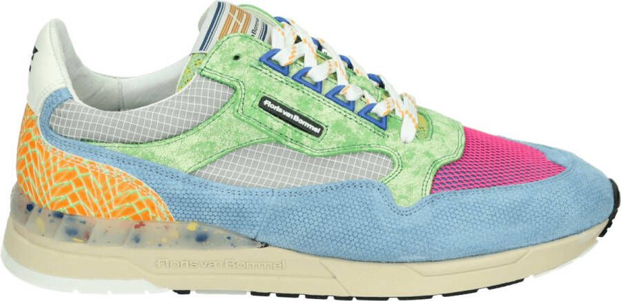 Floris van Bommel DE~RUNNER~08.01~~~~~~~~~~~~~~~ Lage sneakersVrije tijdsschoenenHeren sneakers Groen