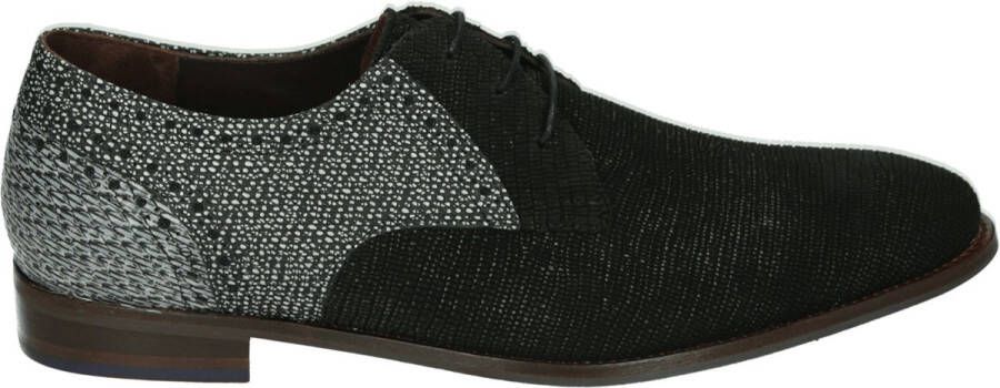 FLORIS VAN BOMMEL Nette Schoenen Heren Sfm-30361 De Stapper Maat: 40⅔ Materiaal: Leer Kleur: Zwart - Foto 5