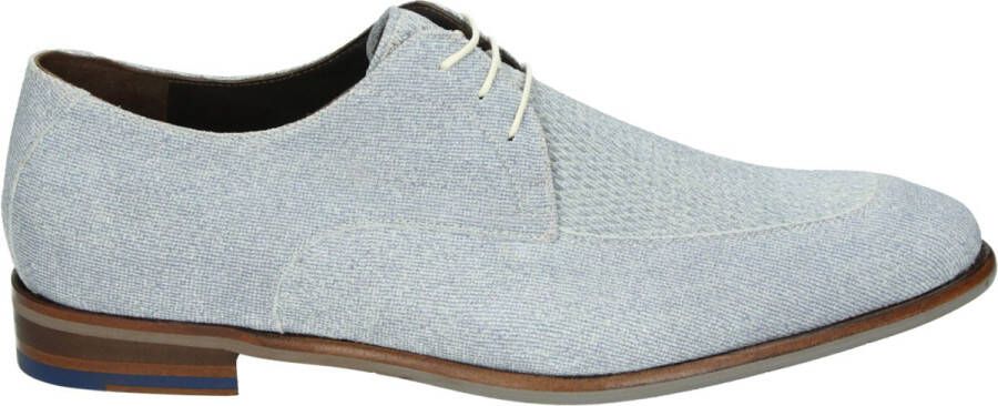 Floris van Bommel DE STAPPER 50.04 Nette herenschoenenHeren veterschoen Blauw