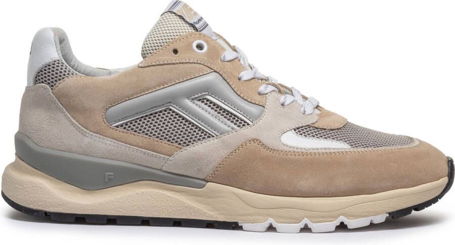 FLORIS VAN BOMMEL Lage Sneakers Heren Sfm-10154 De Treener Maat: 44 Materiaal: Leer Kleur: Beige - Foto 2