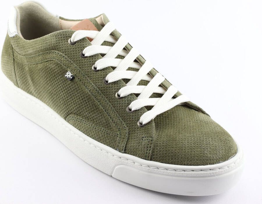 Floris van Bommel Heren Sneakers De Vulcer 01.19 Light Green Groen ½