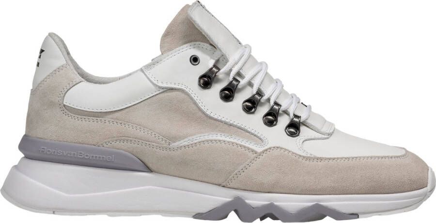 Floris van Floris van Bommel van Floris van Bommel Sneakers Heren Lage sneakers Herenschoenen Leer SFM-10135 Wit - Foto 10