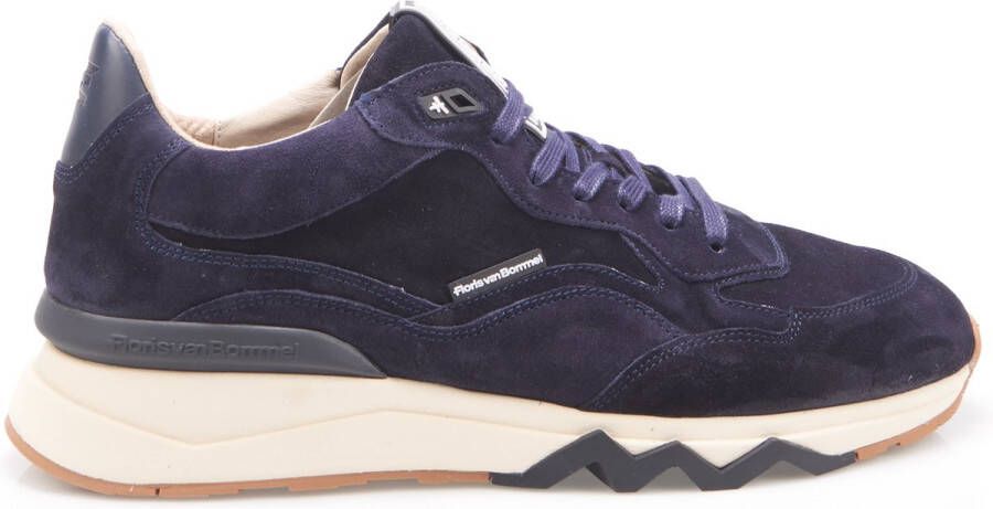 Floris van Floris van Bommel van Floris van Bommel Sneakers Heren Lage sneakers Herenschoenen Suède SFM-10136 Blauw
