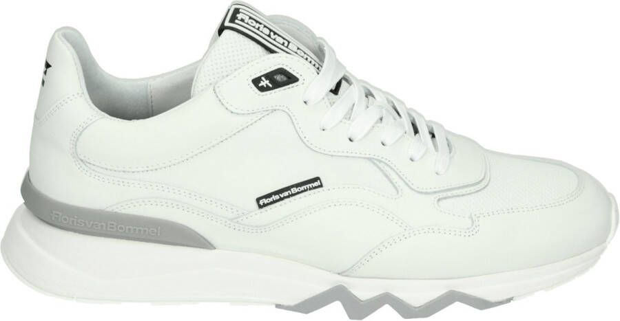 Floris van Bommel DE~ZAGER~02.45~~~~~~~~~~~~~~~~ Lage sneakersVrije tijdsschoenenHeren sneakers Wit beige