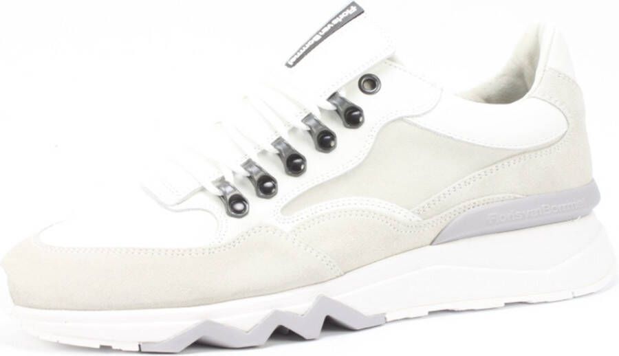 Floris van Floris van Bommel van Floris van Bommel Sneakers Heren Lage sneakers Herenschoenen Leer SFM-10135 Wit - Foto 5