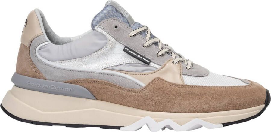 Floris van Bommel Sneakers Heren Lage sneakers Herenschoenen SFM-10155 Beige combi + - Foto 7