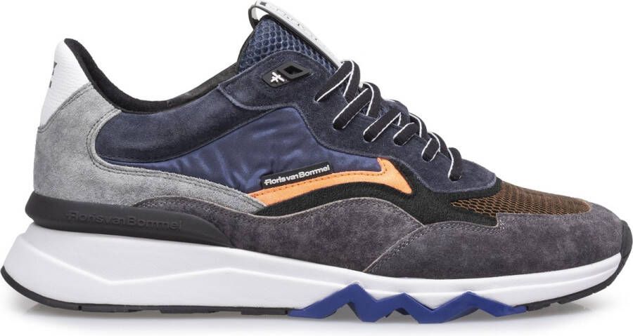 Floris van Bommel Sneakers Heren Lage sneakers Herenschoenen Canvas SFM-10178 Blauw - Foto 4