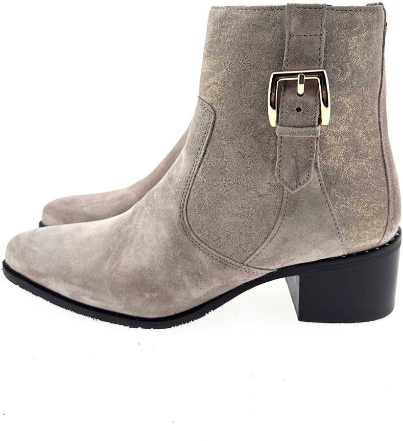 Floris van Bommel Evi 05.03 Evi 05.01 suède enkellaarzen lichtbruin - Foto 2