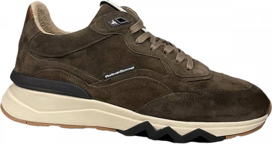 Floris van Floris van Bommel van Floris van Bommel Sneakers Heren Lage sneakers Herenschoenen Suède SFM-10136 Bruin - Foto 2